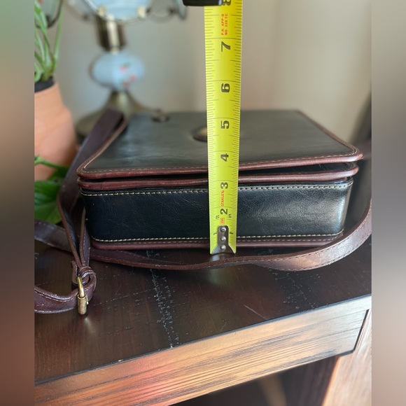 Vintage Ralph Lauren Women's Leather Briefcase Style Crossbody Bag. Rare&unique - Picture 12 of 16